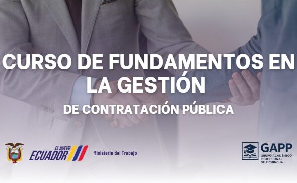 CURSO DE FUNDAMENTOS EN LA GESTIÓN DE CONTRATACIÓN PÚBLICA